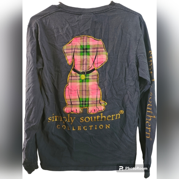 Simply Southern Sweaters - Simply Southern Dog Long Sleeve Size Small